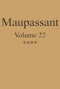 Cover of Œuvres complètes de Guy de Maupassant - volume 22