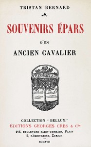 Cover of Souvenirs épars d'un ancien cavalier