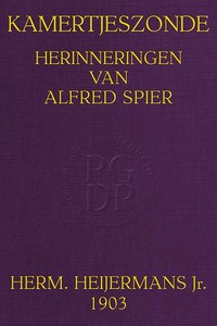 Cover of Kamertjeszonde : $b Herinneringen van Alfred Spier