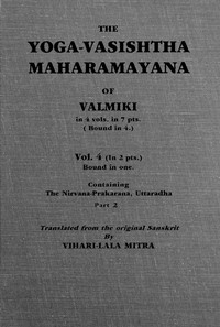 Cover of The Yoga-Vasishtha Maharamayana of Valmiki, Vol. 4 (of 4), Part 2 (of 2)