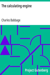 Cover of The calculating engine
