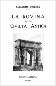 Cover of La rovina della civiltà antica