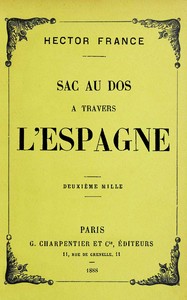Cover of Sac au dos à travers l'Espagne