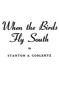 Cover of When the birds fly south