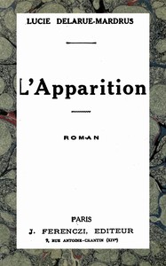 Cover of L'apparition : roman