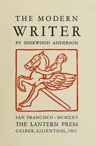 Cover of The modern writer