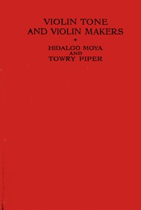 Cover of Violin tone and violin makers