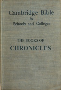 Cover of The books of Chronicles : $b With maps, notes and introduction