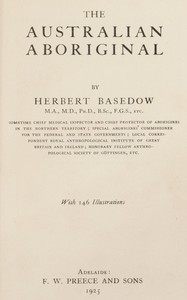 Cover of The Australian aboriginal
