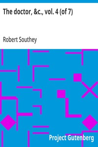 Cover of The doctor, &c., vol. 4 (of 7)