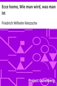 Cover of Ecce homo, Wie man wird, was man ist