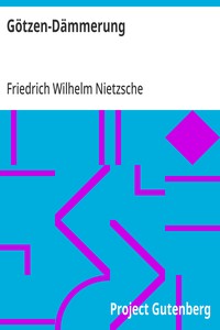 Cover of Götzen-Dämmerung