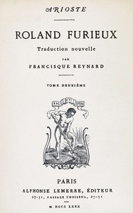 Cover of Roland Furieux, tome 2 : $b Traduction nouvelle par Francisque Reynard