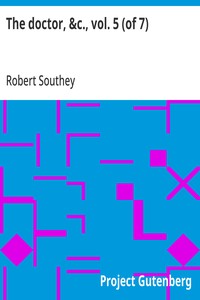 Cover of The doctor, &c., vol. 5 (of 7)