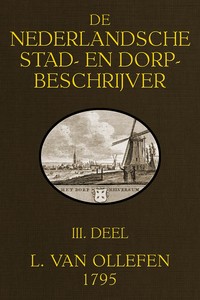 Cover of De Nederlandsche stad- en dorpbeschrijver, Deel 3 (van 8) : $b Amstelland, Weesper Kerspel, Gooiland, de Loosdrecht enz.