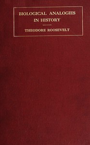 Cover of Biological analogies in history