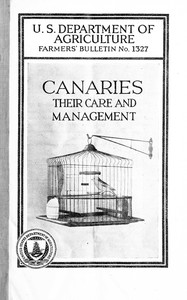 Cover of Canaries : $b their care and management