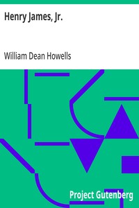 Cover of Henry James, Jr.