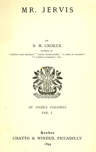Cover of Mr. Jervis, Vol. 1 (of 3)