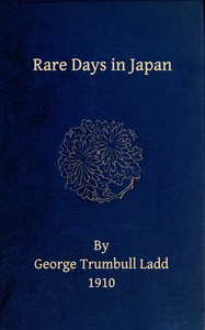 Cover of Rare days in Japan