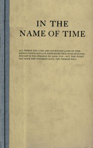 Cover of In the name of Time : $b a tragedy