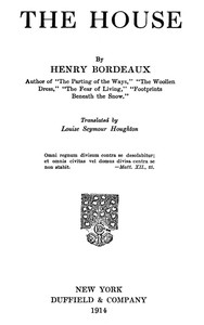 Cover of The house