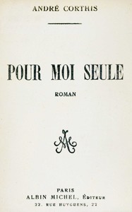 Cover of Pour moi seule : $b roman