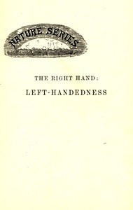 Cover of The right hand : $b Left-handedness