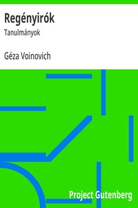 Cover of Regényirók : $b Tanulmányok