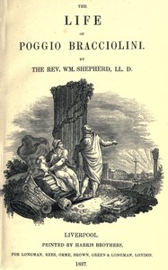 Cover of The life of Poggio Bracciolini