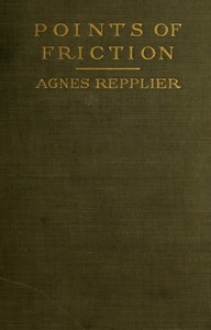 Cover of Points of friction