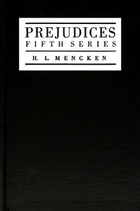 Cover of Prejudices, fifth series