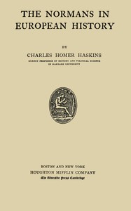 Cover of The Normans in European history