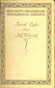 Cover of Jacob Cats : $b Keur uit zijn Verhalende Gedichten