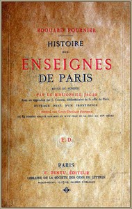 Cover of Histoire des enseignes de Paris