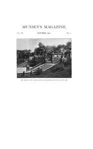 Cover of Munsey's Magazine, Vol. VI, No. 1, October 1891