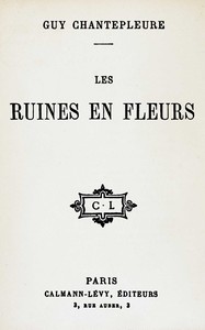 Cover of Les ruines en fleur