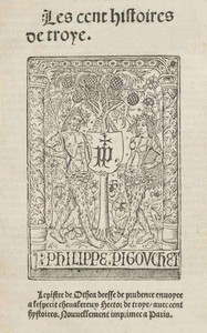 Cover of Les cent histoires de Troye : $b L'epistre de Othea deesse de prudence envoyee a l'esperit chevalereux Hector de Troye avec cent hystoires