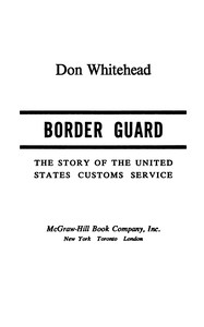 Cover of Border guard : $b The story of the United States Customs Service
