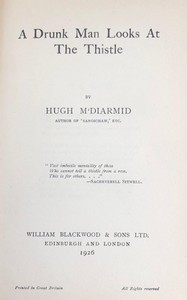 Cover of A drunk man looks at the thistle