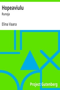 Cover of Hopeaviulu : $b Runoja