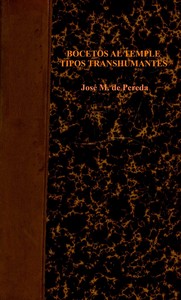 Cover of Bocetos al temple. Tipos trashumantes : $b Obras completas - Vol. VIII