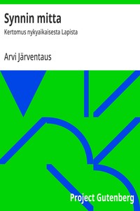 Cover of Synnin mitta : $b Kertomus nykyaikaisesta Lapista