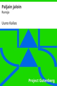 Cover of Paljain jaloin : $b Runoja