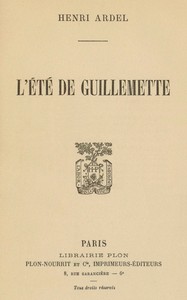 Cover of L'été de Guillemette