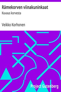 Cover of Rämekorven viinakuninkaat : $b Kuvaus korvesta