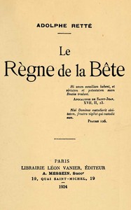 Cover of Le règne de la bête