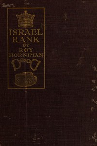 Cover of Israel Rank : $b The autobiography of a criminal