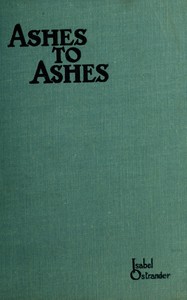 Cover of Ashes to ashes