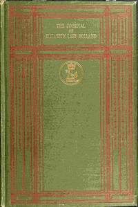 Cover of The journal of Elizabeth Lady Holland (1791-1811) Volume 2 (of 2)